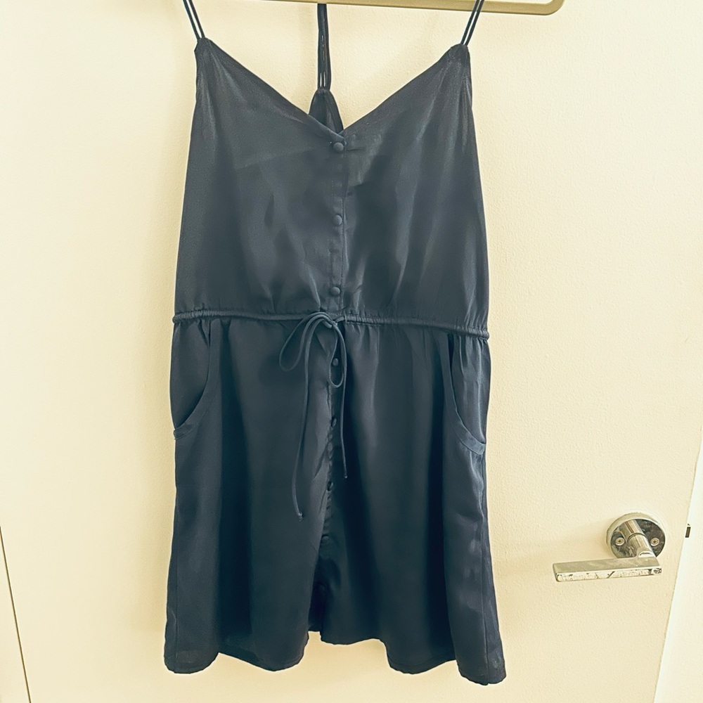 Navy blue mini dress